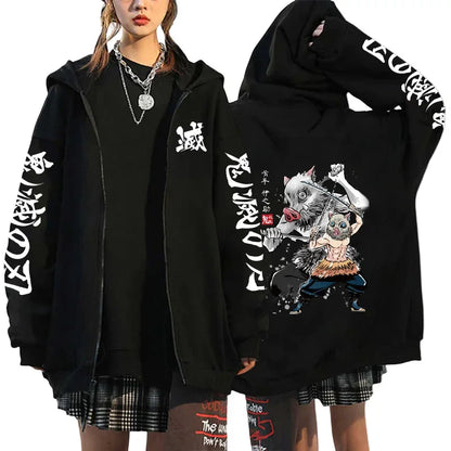 Zipper Jacket – Stylish, Demon Slayer - Eden of Clothes