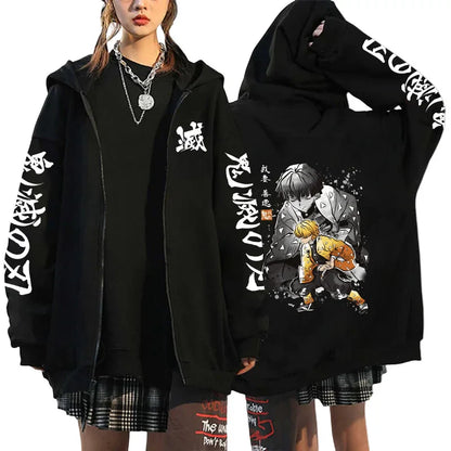 Zipper Jacket – Stylish, Demon Slayer - Eden of Clothes