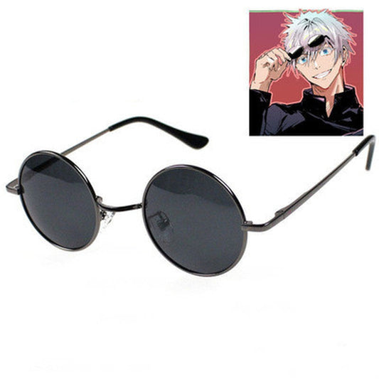 Gojo Satoru Cosplay Glasses – Black, Jujutsu Kaisen Design - Eden of Clothes