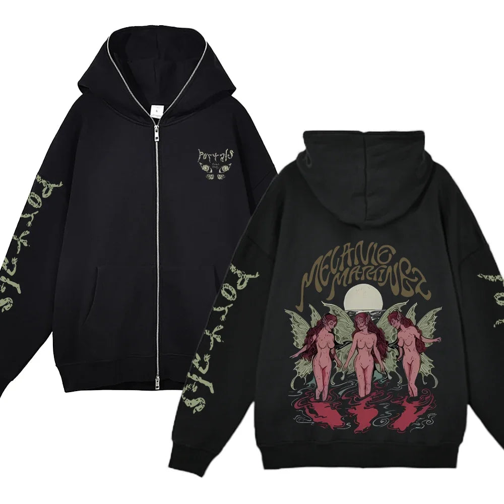Full Zipper Hoodie – Streetwear Design, Hip Hop Style Eden of Clothes 