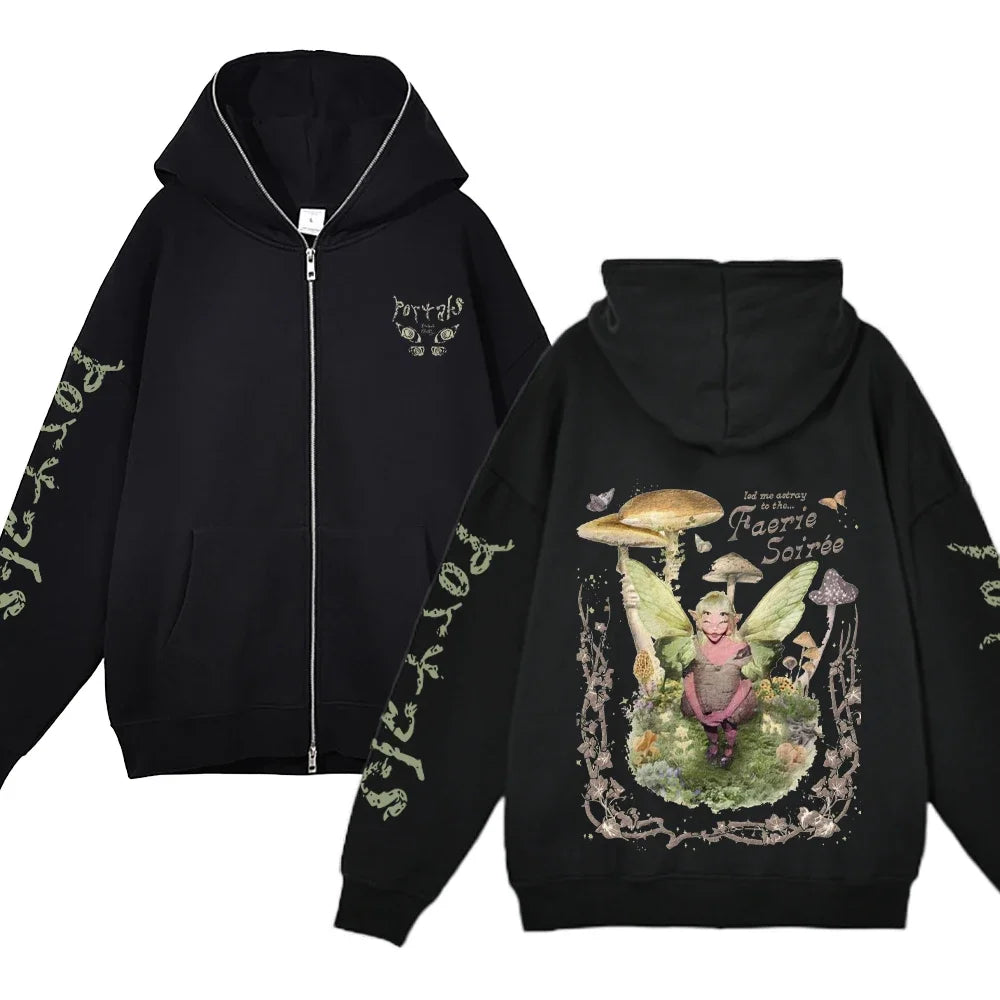 Full Zipper Hoodie – Streetwear Design, Hip Hop Style Eden of Clothes 