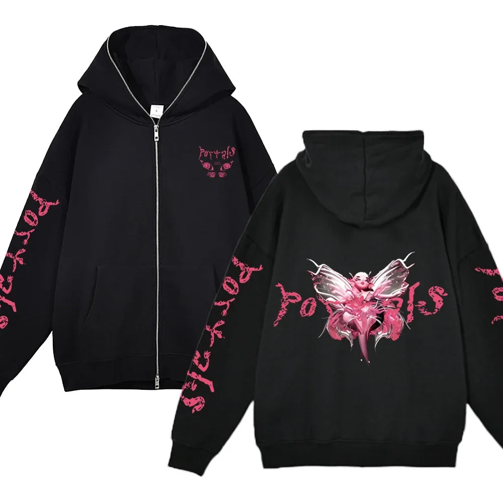 Full Zipper Hoodie – Streetwear Design, Hip Hop Style Eden of Clothes 