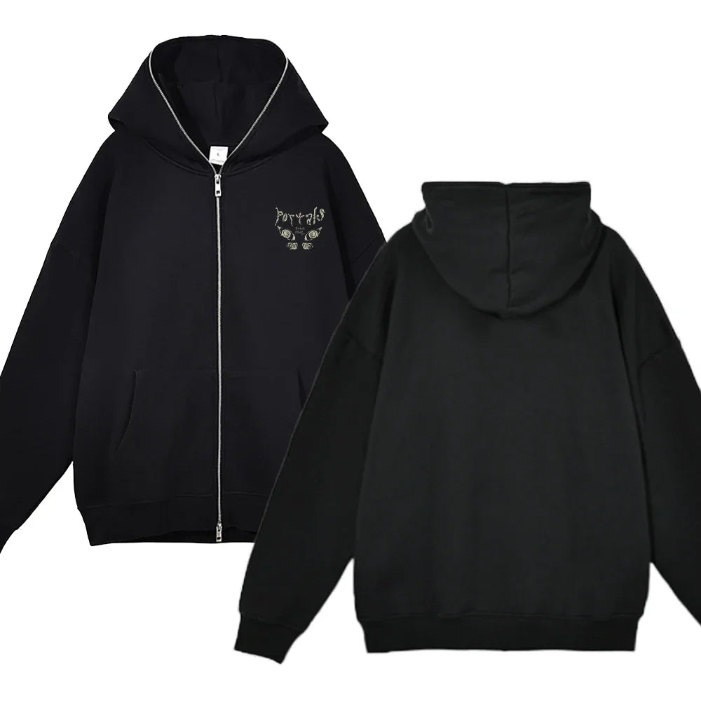 Full Zipper Hoodie – Streetwear Design, Hip Hop Style Eden of Clothes 