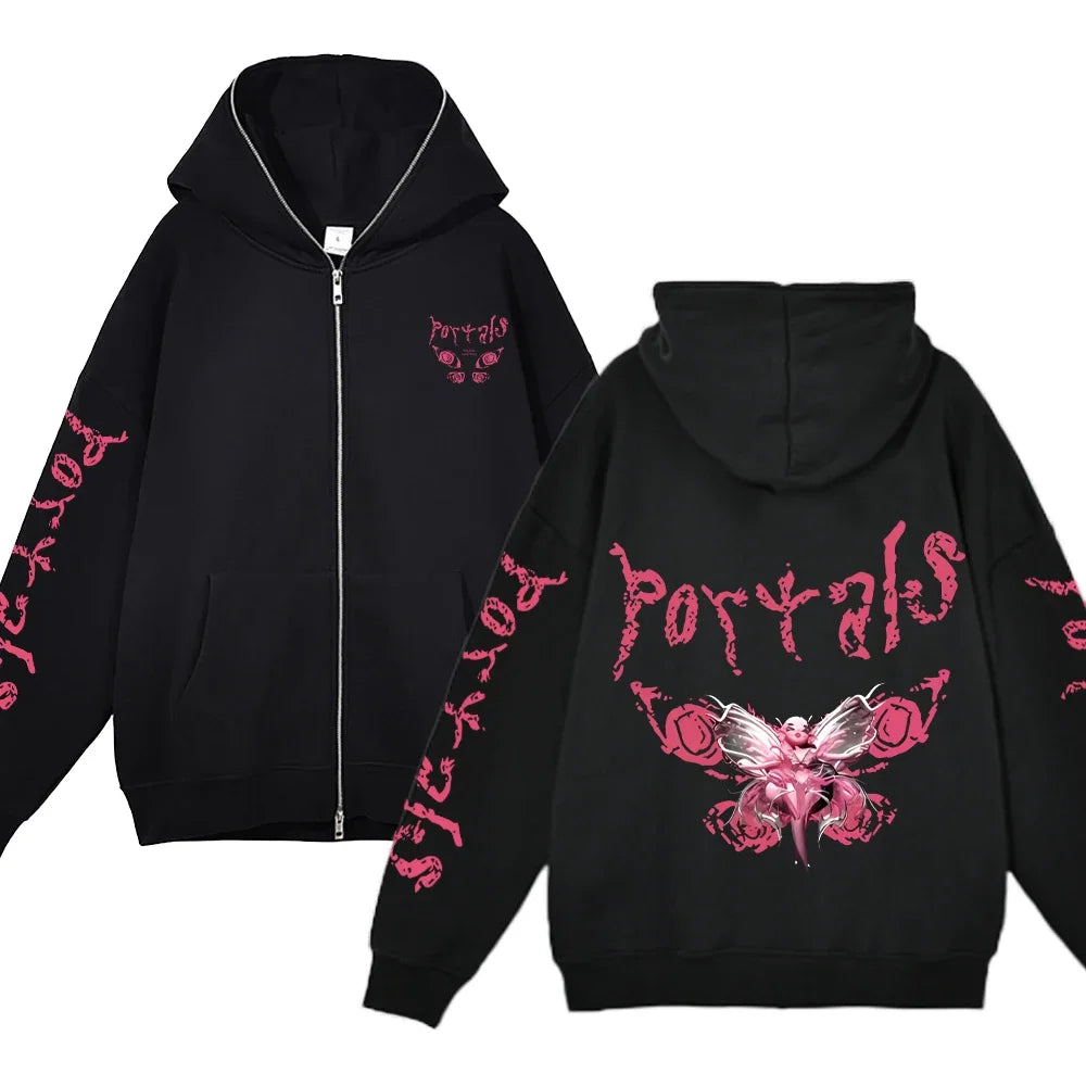 Full Zipper Hoodie – Streetwear Design, Hip Hop Style Eden of Clothes 
