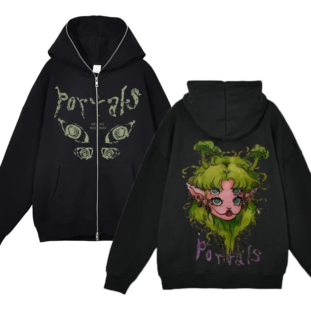 Full Zipper Hoodie – Streetwear Design, Hip Hop Style Eden of Clothes 