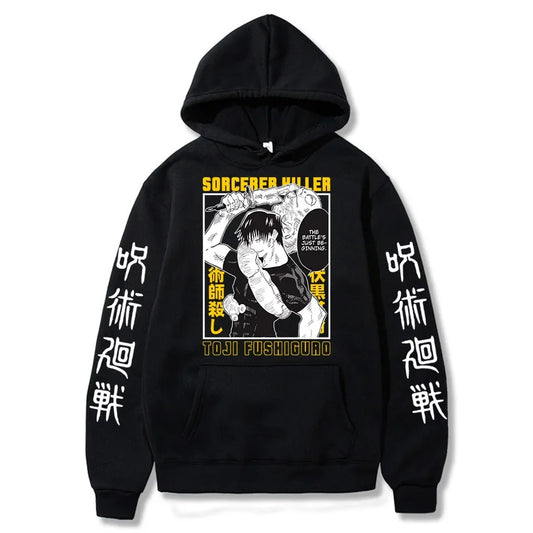 Cozy Hoodie – Sorcerer Symbol, Jujutsu Kaisen Eden of Clothes 