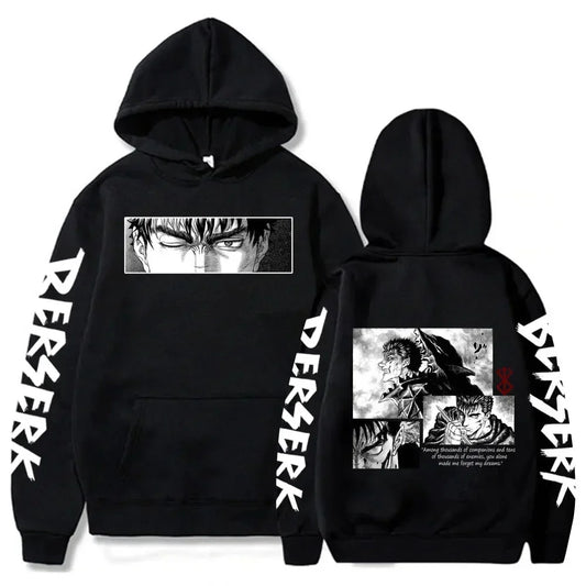 Berserk Hoodie – Guts Design, Japanese Anime Eden of Clothes 