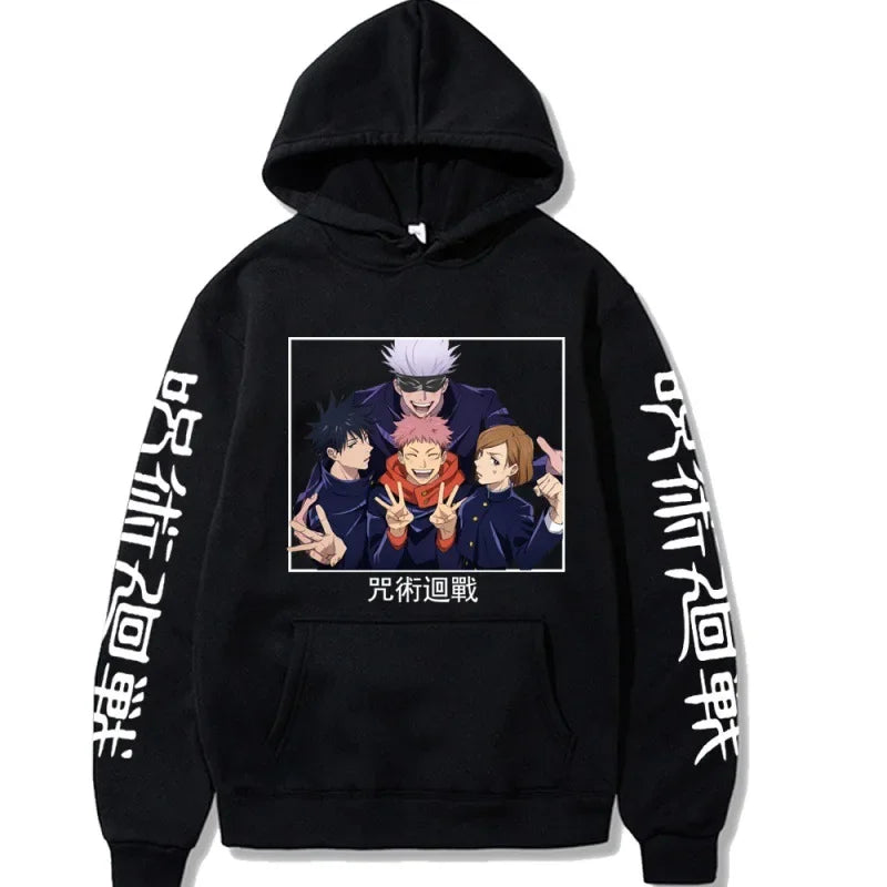 Casual  Hoodie – Unisex, Jujutsu Kaisen Eden of Clothes 