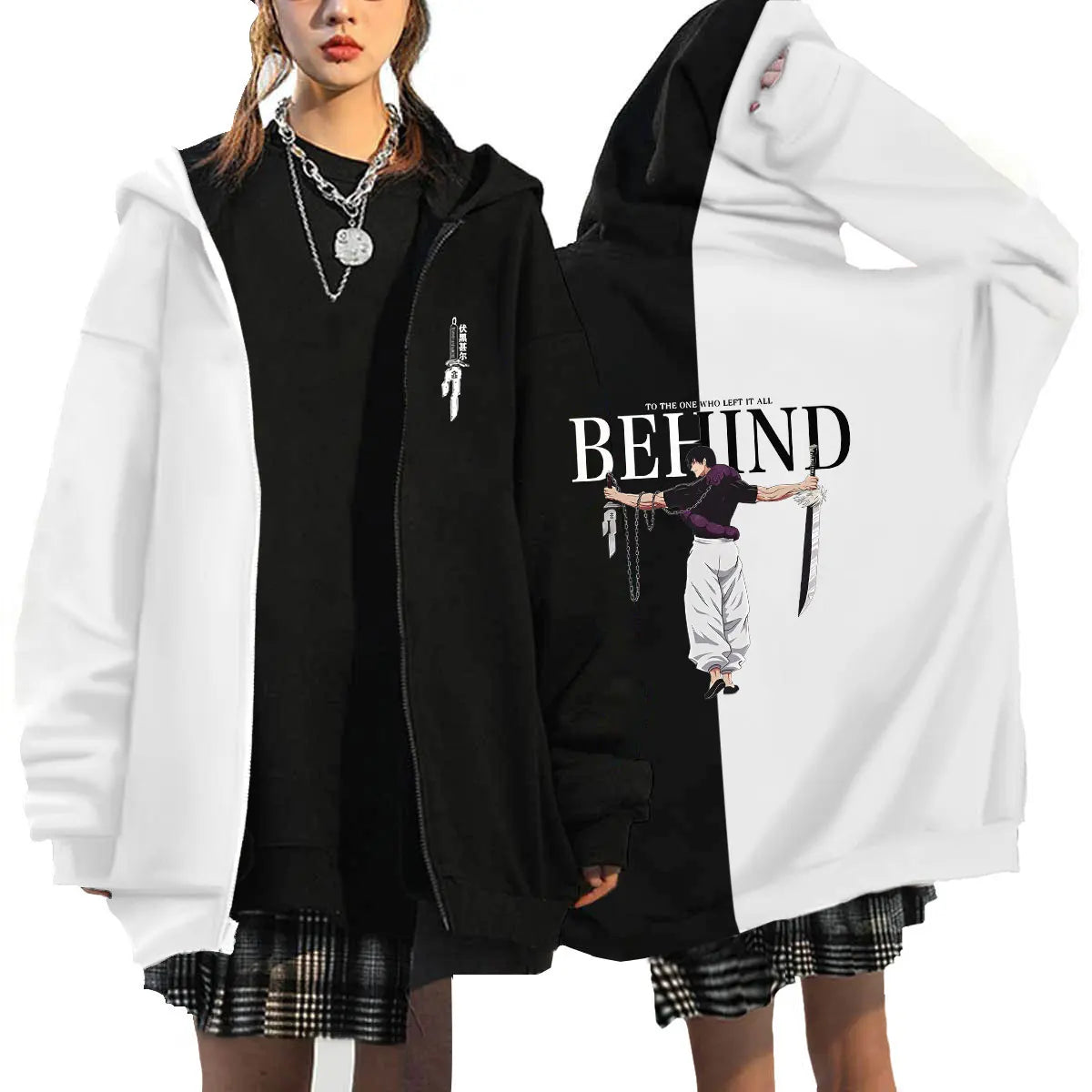 Zip-Up Jacket – Cursed Energy, Jujutsu Kaisen Eden of Clothes 