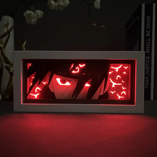 LED Light Box – Customizable Design, Naruto Anime - Eden of Clothes