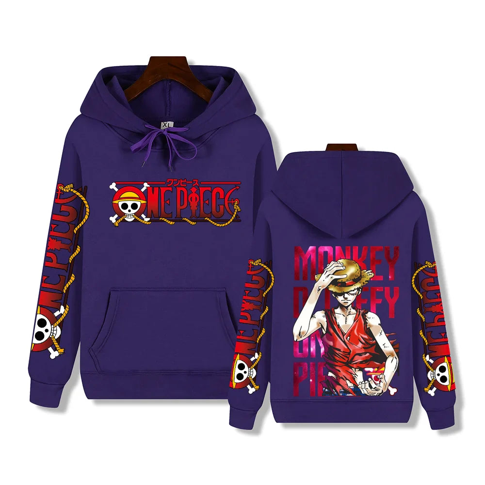Luffy Red Hoodie – Stylish Design, One Piece Eden of Clothes 