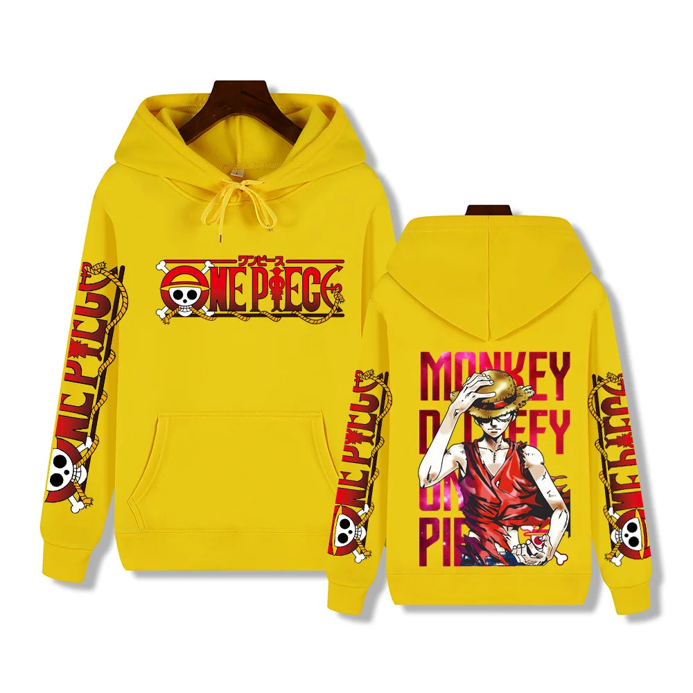 Luffy Red Hoodie – Stylish Design, One Piece Eden of Clothes 