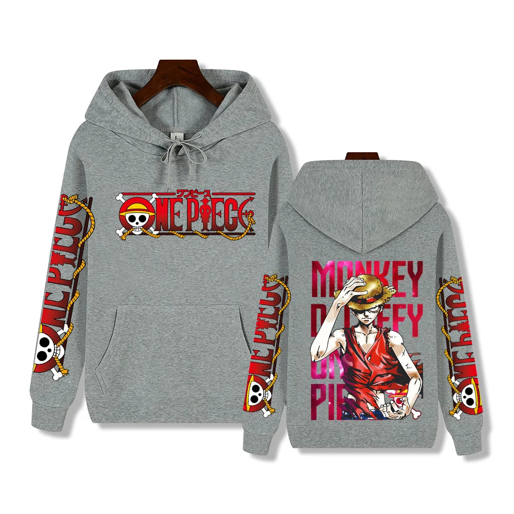 Luffy Red Hoodie – Stylish Design, One Piece Eden of Clothes 