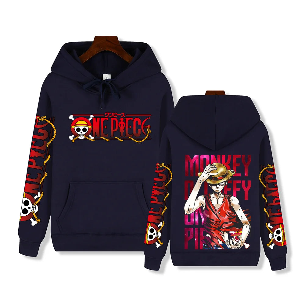 Luffy Red Hoodie – Stylish Design, One Piece Eden of Clothes 