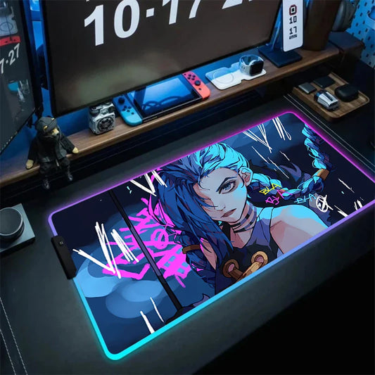 RGB Mouse Mat – Vibrant Colors, League of Legends - Eden of Clothes