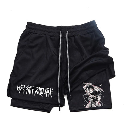 Toji Printed Men GYM Casual Shorts - Pants