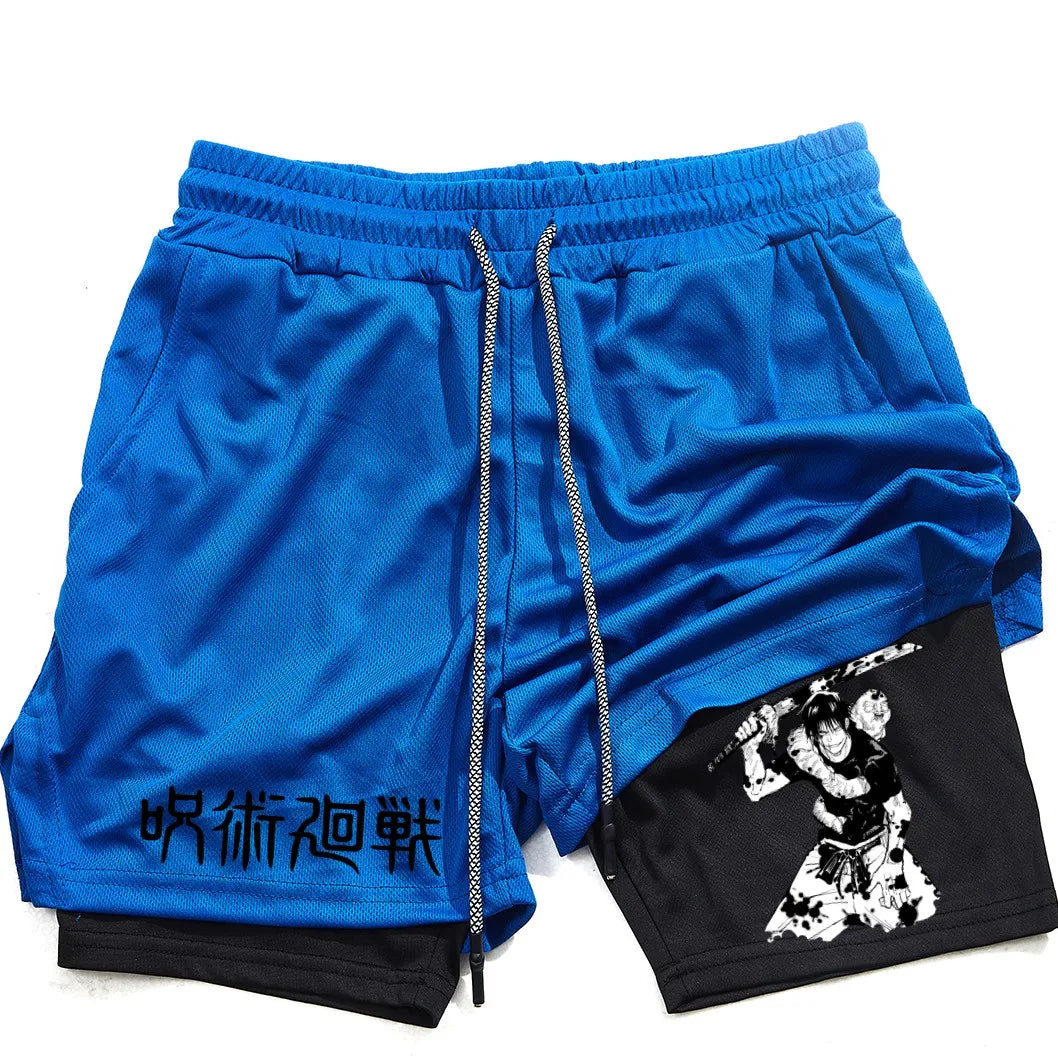 Toji Printed Men GYM Casual Shorts - Pants