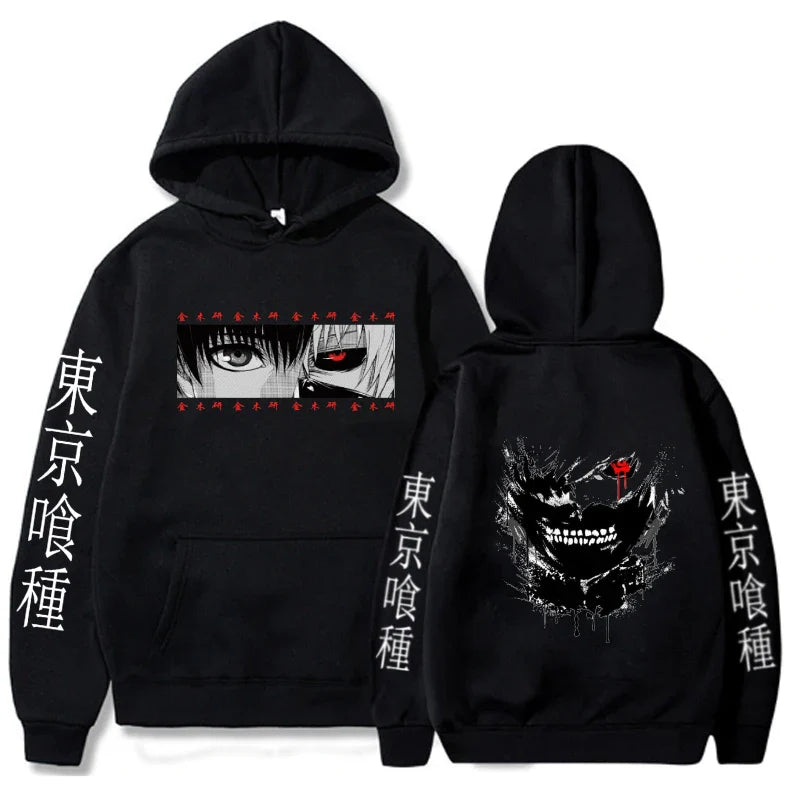 Kaneki Ken Hoodie – Dark Style, Tokyo Ghoul Eden of Clothes 