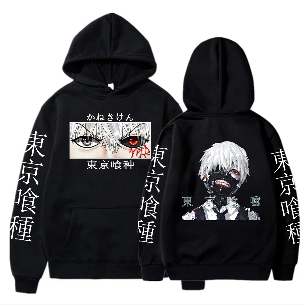 Kaneki Ken Hoodie – Dark Style, Tokyo Ghoul Eden of Clothes 